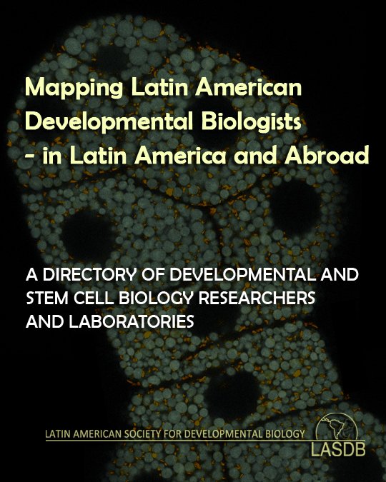 LASDB_DevBiol's tweet image. Complete your profile and join the Network !

This survey is meant for Latin American developmental biologists (investigators, postdocs, students, and technicians) working in Latin America and abroad.

lasdb-development.org/pages/Latin_Am…