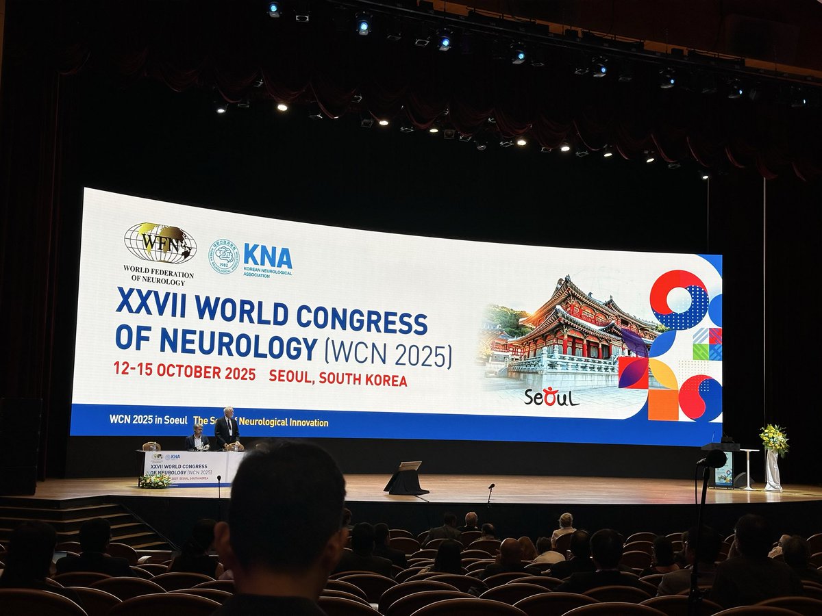 AAN representing in Seoul at the World Congress of Neurology. <a href="/AANmember/">American Academy of Neurology</a> #WCN25