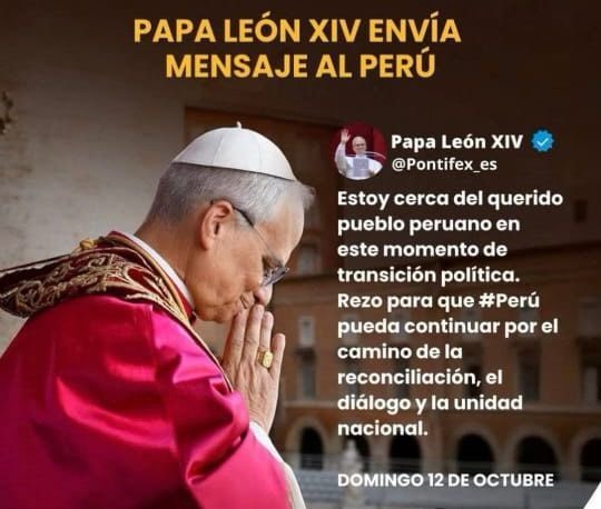 Reconciliación y unidad entre los peruanos.
