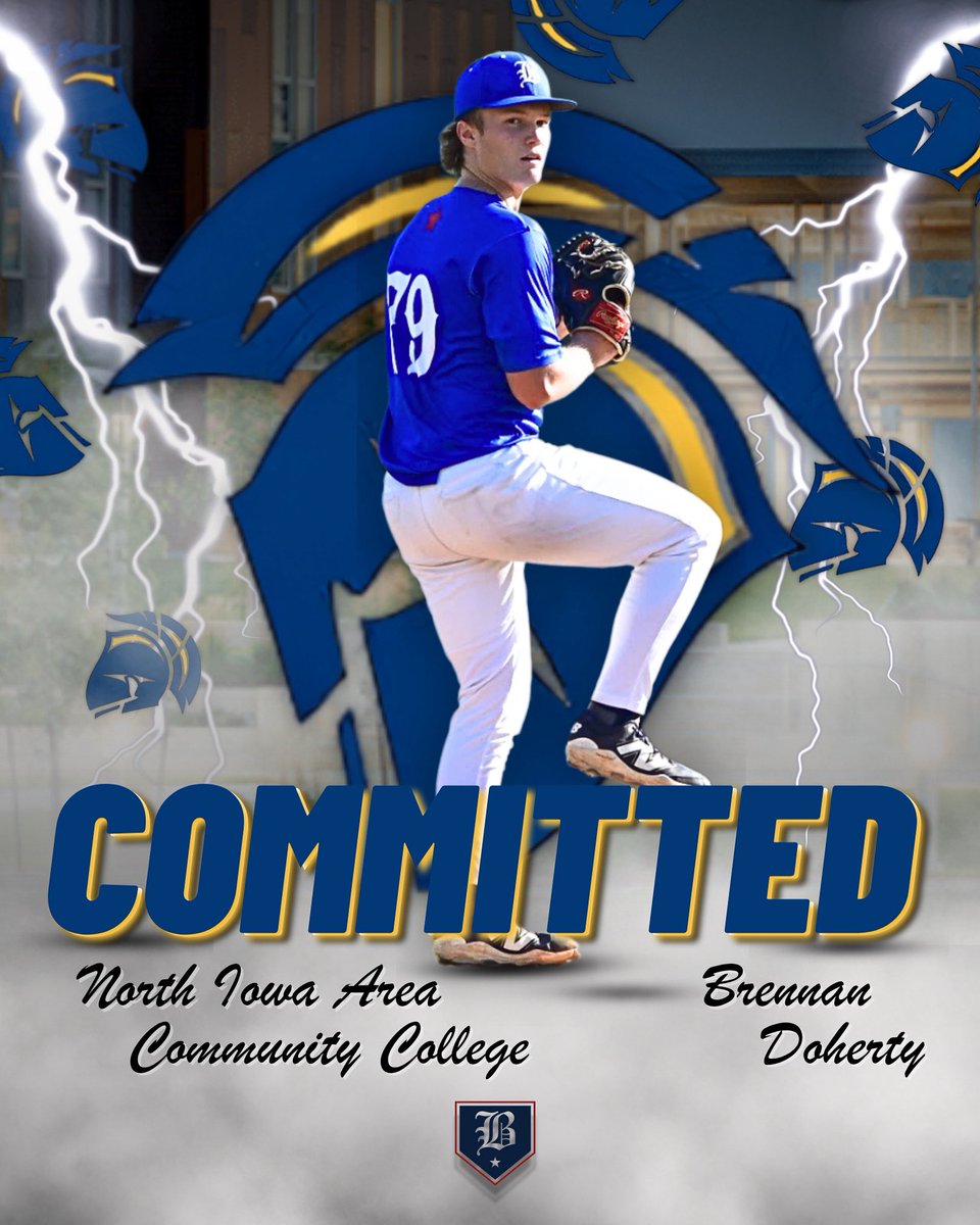 🚨Commitment Alert🚨

Congratulations to Brennan Doherty on his commitment to <a href="/NIACCBaseball/">NIACC Baseball</a>!

<a href="/DohertyBre53915/">Brennan Doherty</a> | <a href="/PrepBaseballMN/">Prep Baseball Minnesota</a> 
#BlueLove | #JucoRoute | #Committed
