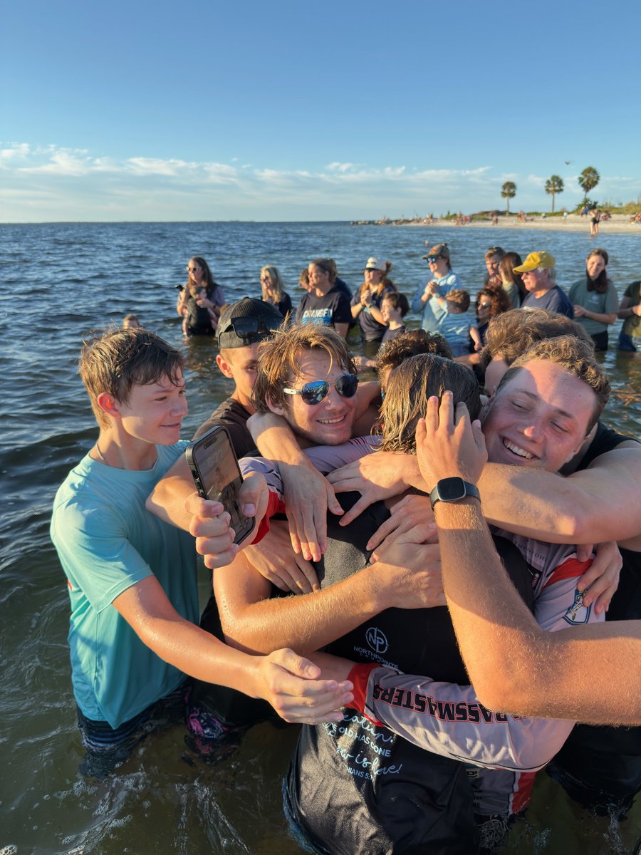 Celebrating LifeChange!  Beach Baptisms - Best Sundays Ever! <a href="/northpointeFL/">North Pointe Church</a>