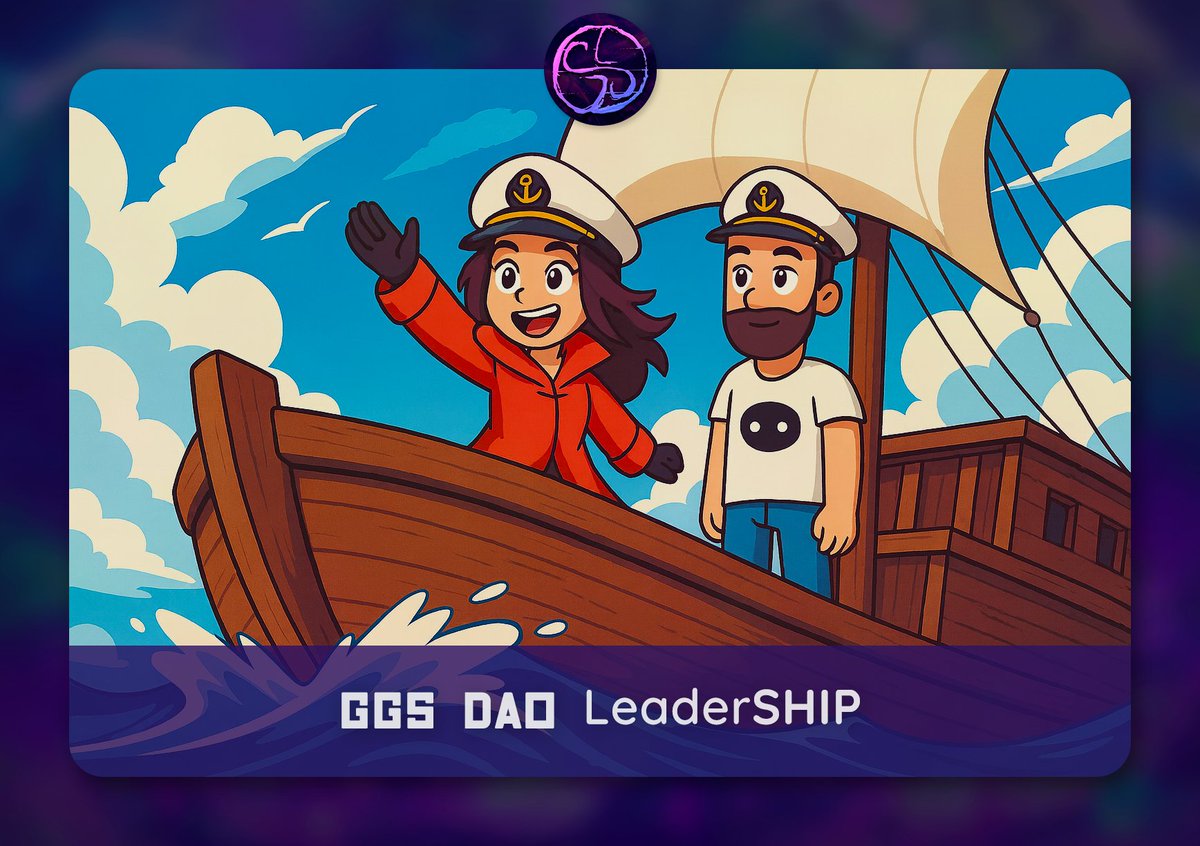 GGS_DAO's tweet image. OUR GUILD! OUR SHIP! OUR CREW! 🏛️🌊

Congratulations to our Captains @orfila_87 and @thepandeko ✨ Elected with 100% votes in favor for the GGS DAO LeaderSHIP! 🚢

We’re so happy to have you on board!
Full speed ahead! 🫡⚓️

GGS! 🤍