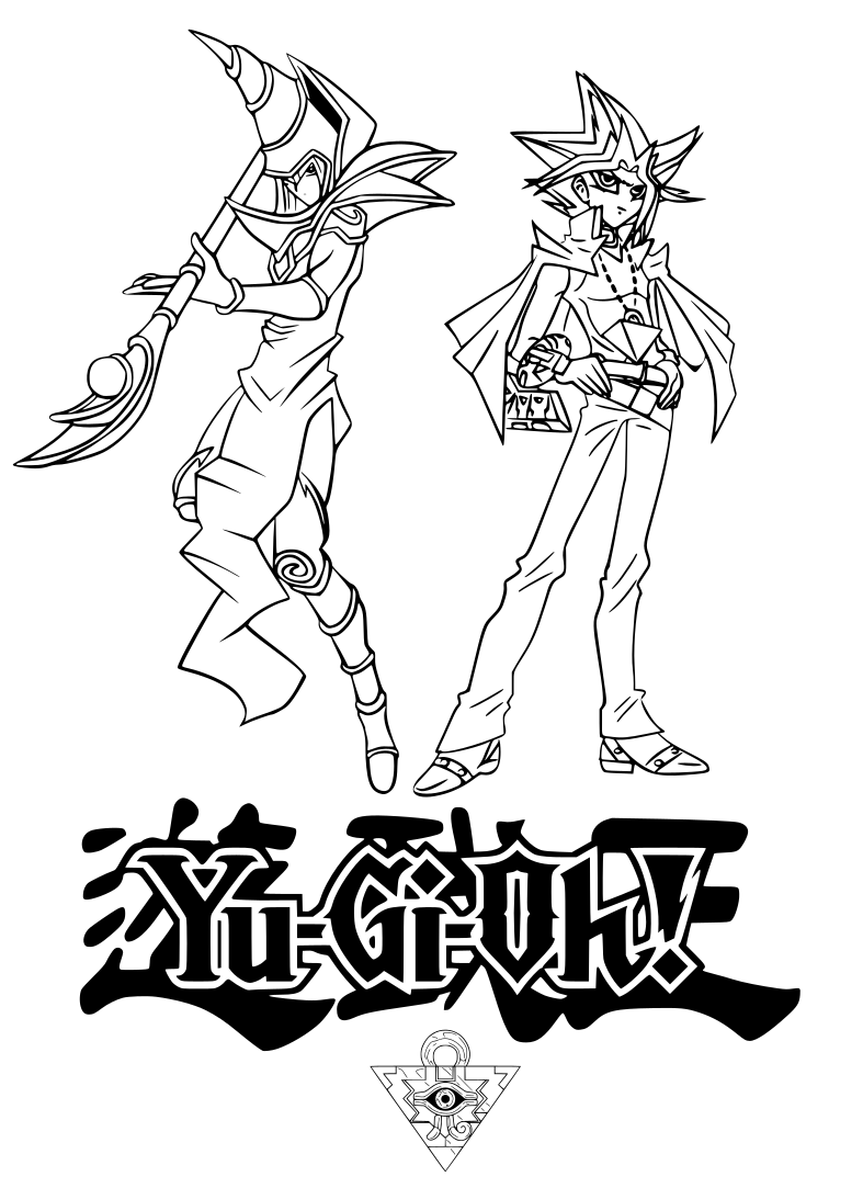 ac_des1gns's tweet image. Custom Vector Design of Yugi and Dark Magician from &quot;Yugioh&quot;! #yugioh  #vectordesign #projectideas
