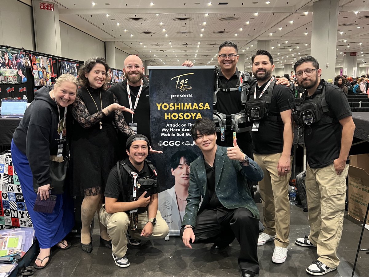 NYCC2025 に会いに来てくれた皆さん 嬉しそうな笑顔を見せてくれて