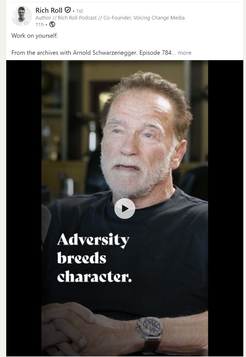 If you had a tough time with those crazy markets right now don't feel bad, Arnie says it's character building!!  💪
from the interview below 👇📺