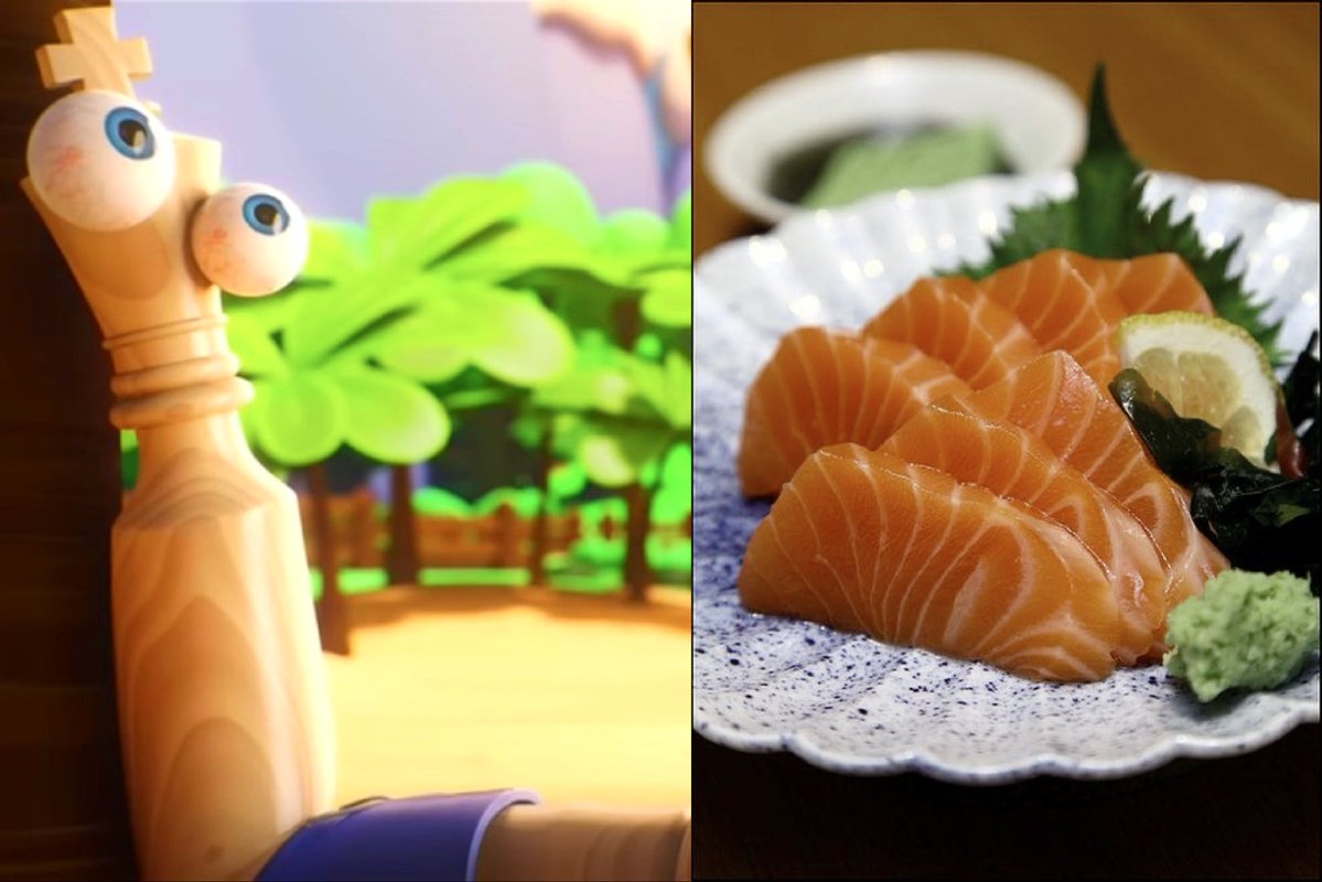 Dawnfire275133's tweet image. Sir do you know u look like a slice of Salmon Sashimi
#TADC #Kinger