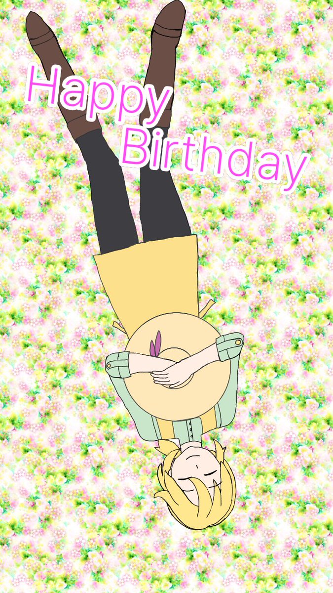 お誕生日おめでとうございます🥳㊗️🎂🎉🎊
#なとりヱ