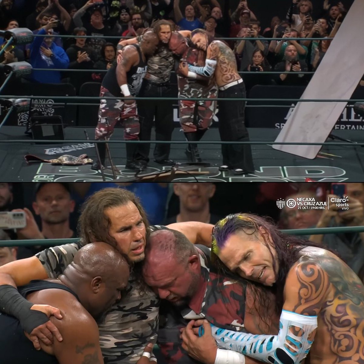 El fin de una era. The Hardy Boyz y The Dudley Boyz oficialmente tuvieron su última lucha como equipos en contra.
