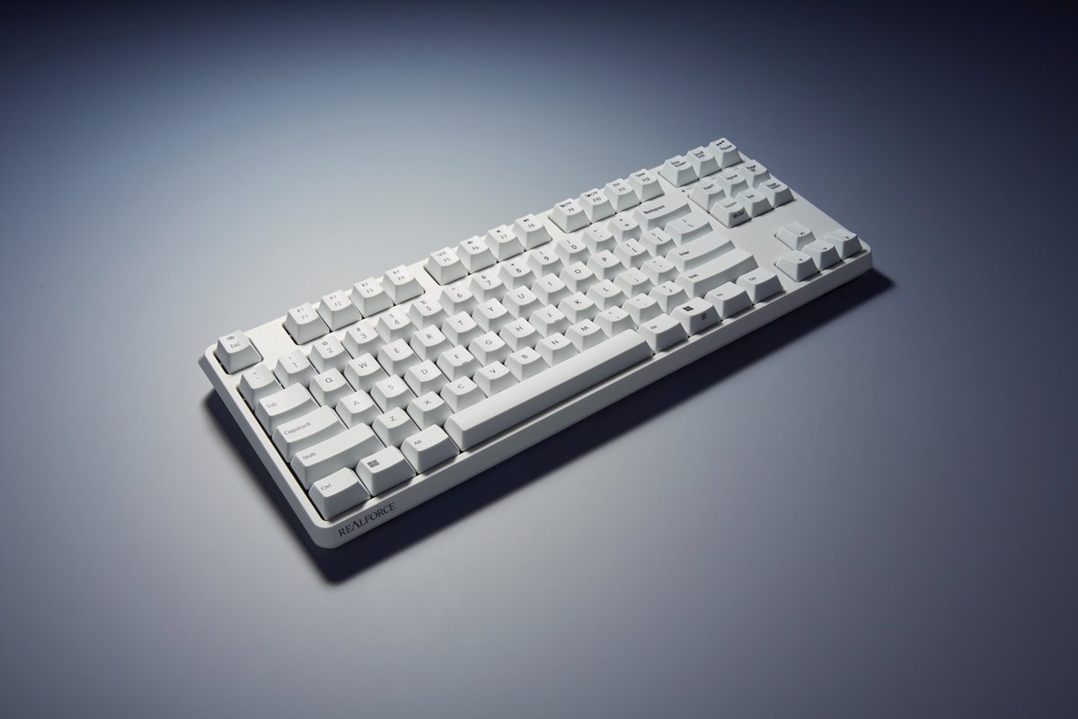 極上の打ち心地 プレミアムキーボード

REALFORCE #R4キーボード 日本語・英語配列が10/15同時発売。

■手を近づけるだけで自動で再接続する近接センサー搭載
■マウスが使えない時の代替手段としても便利なマウス機能搭載
■Bluetooth 5.0 無線対応
■静音仕様の静電容量無接点スイッチ