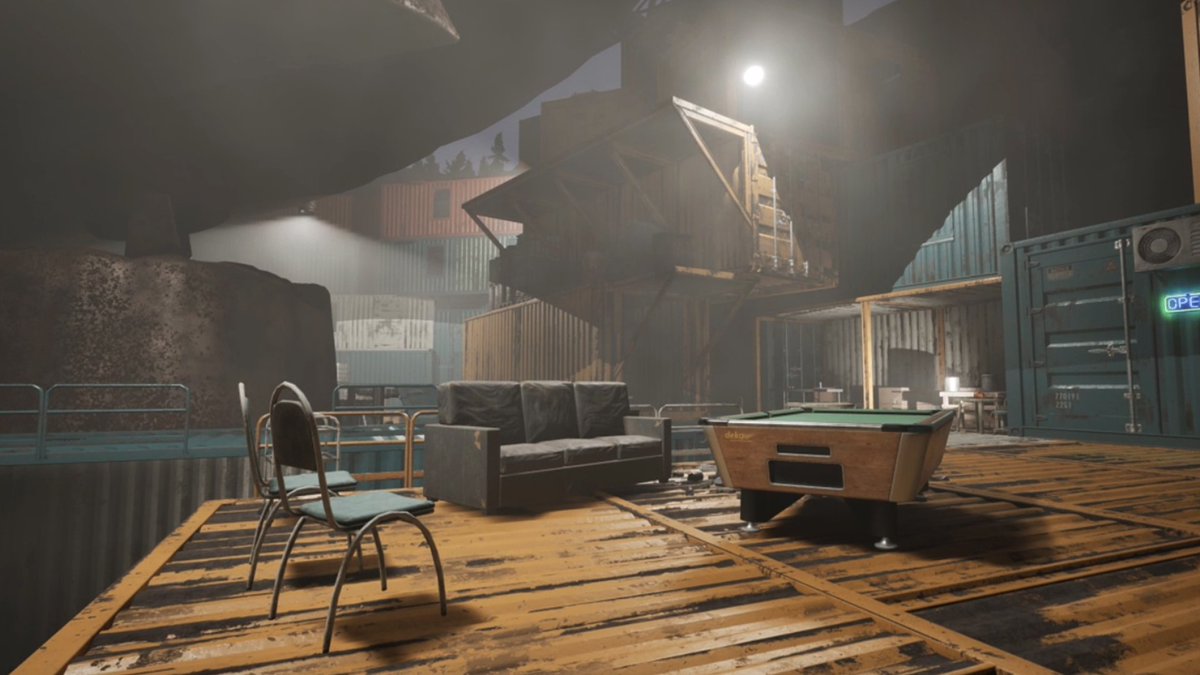 PACS_Game's tweet photo. Pool table.
Sofa.
One working light.
Honestly? It could be worse.
#indiegame #apocalypsegame #drivingsim https://t.co/MHG5tKBEvP