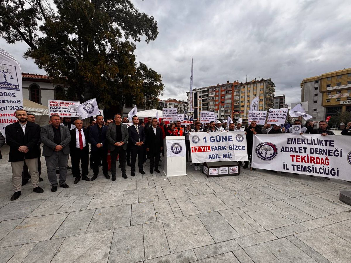 KADEMELİ EMEKLİLİK: ADALETİN TESİSİ İÇİN SİYASİ BİR SORUMLULUKTUR

Sayın Milletvekilleri, Sayın Genel Başkanlar,
Bizler yıllarını bu ülkeye vermiş, alın teriyle üretmiş, her dönem sorumluluklarını yerine getirmiş yurttaşlarız.
Bugün tek beklentimiz; hak ve adalet ölçüsünde bir