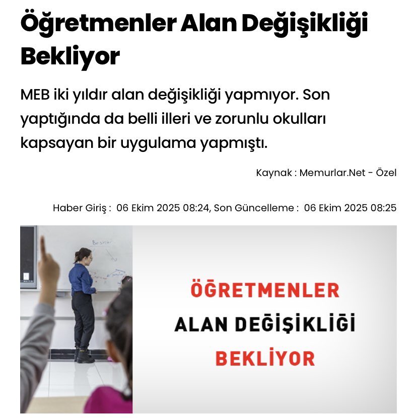 <a href="/cftcblnt/">Bülent ÇİFTCİ</a> Tatbikatımızı yaptık müdürüm🌷

#KısıtlamasızAlanDeğişikliği

<a href="/Yusuf__Tekin/">Yusuf Tekin</a> <a href="/_aliyalcin_/">Ali YALÇIN</a> <a href="/talatyavuz29/">Talat YAVUZ</a> <a href="/RamazanCakirci/">Ramazan Çakırcı</a> <a href="/CBegitimogretim/">TCCB EĞİTİM VE ÖĞRETİM POLİTİKALARI KURULU</a> <a href="/mebpgm/">Personel Genel Müdürlüğü</a> <a href="/tcmeb/">Millî Eğitim Bakanlığı</a> <a href="/TalipGeylan06/">Talip Geylan</a> <a href="/RamazanCakirci/">Ramazan Çakırcı</a> <a href="/mesutoner45/">Mesut ÖNER</a> <a href="/turanakpinar/">Turan AKPINAR</a> <a href="/cftcblnt/">Bülent ÇİFTCİ</a>