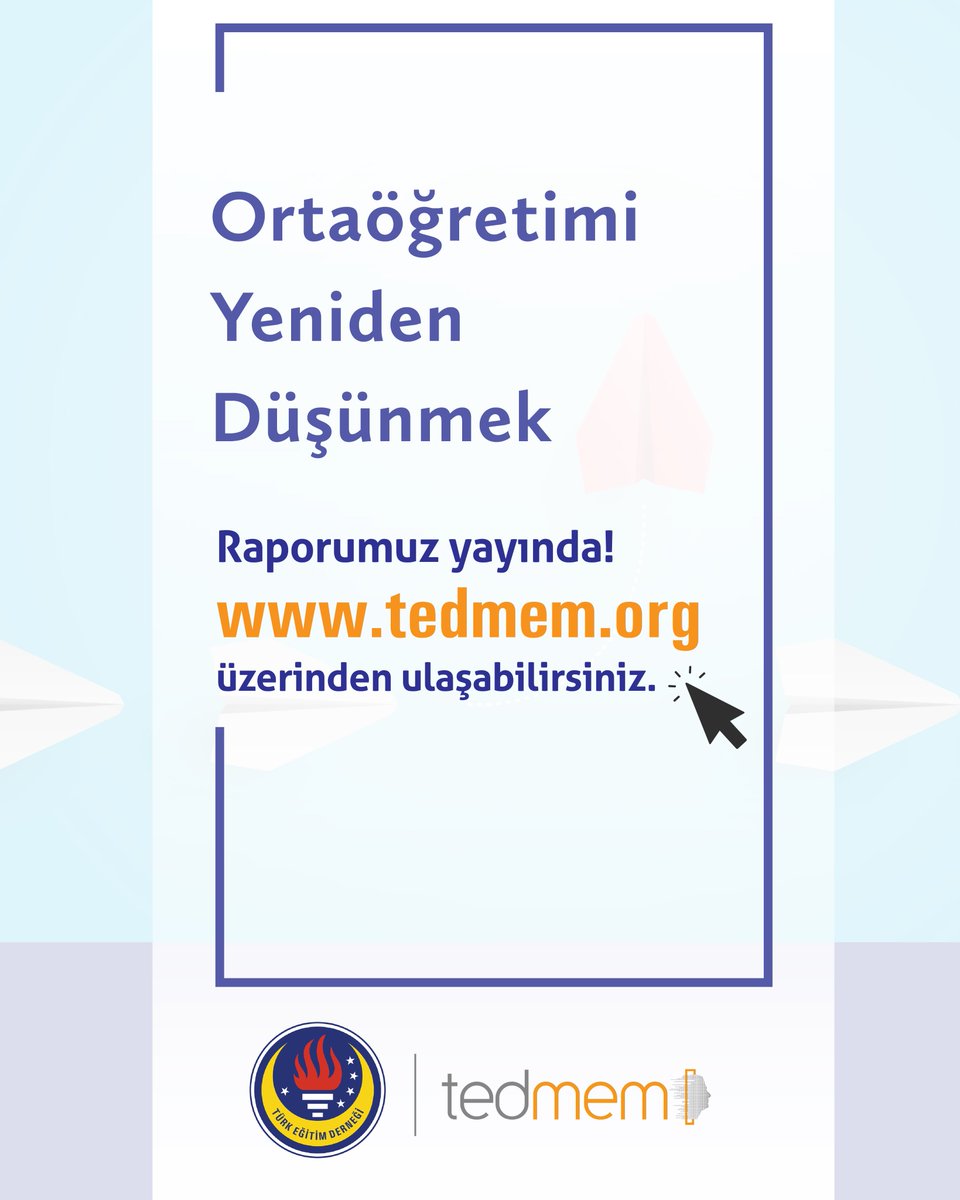 Yeni <a href="/tedmem/">tedmem</a> Raporu Yayında:
“Ortaöğretimi Yeniden Düşünmek”
Ortaöğretimin yeniden tanımlanması, Türkiye’de eğitimin geleceği açısından en kritik adımlardan biridir. Bu rapor, ortaöğretimin pedagojik ilkeler, veriye dayalı analizler ve çocuğun yüksek yararı temelinde yeniden ele