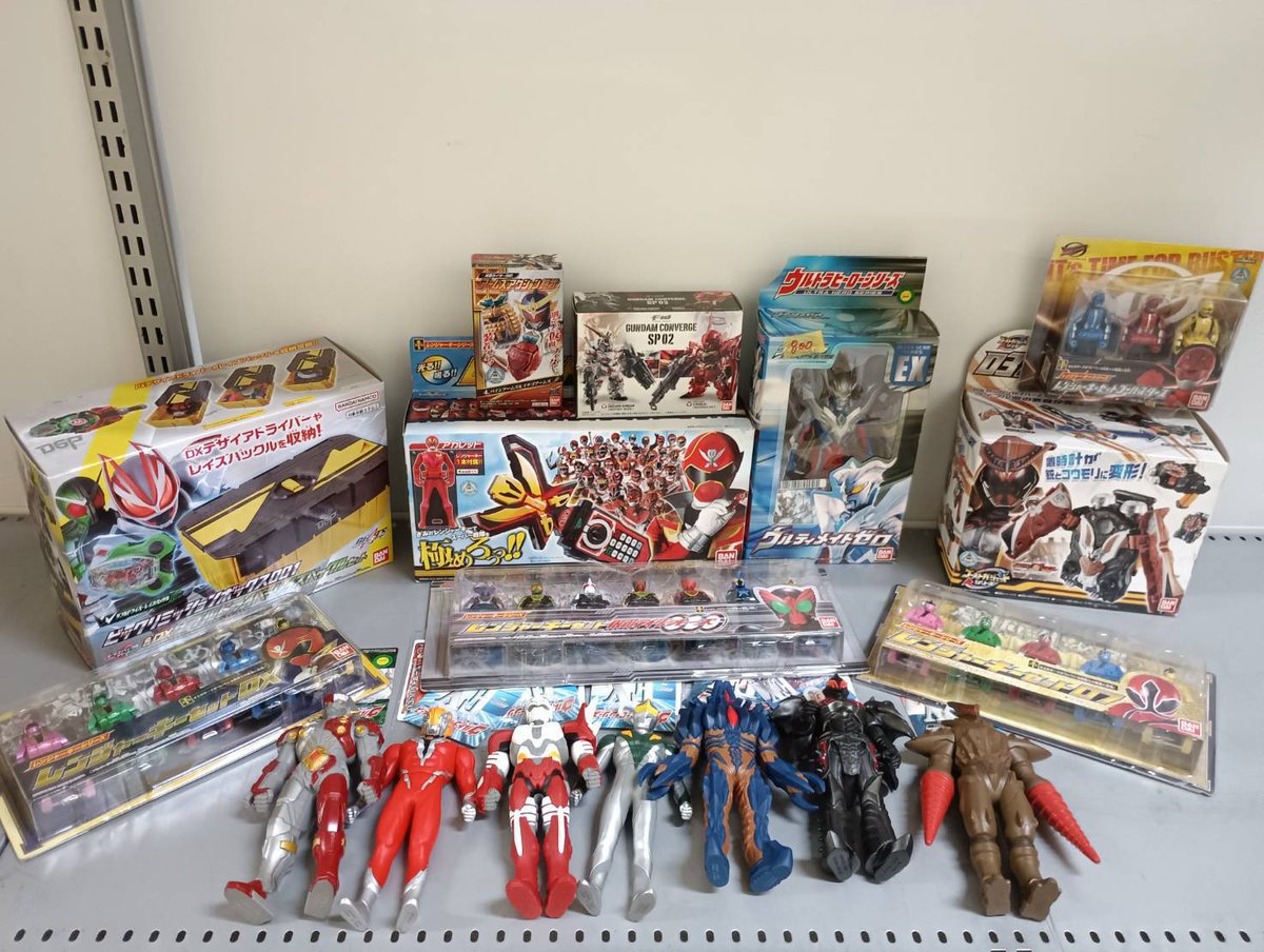 °˖✧＼宅配買取実績／°˖✧

仮面ライダーや戦隊ホビーの買取が成立いたしました♪
たくさんお送りいただき、ありがとうございます(^^♪

宅配買取では査定・送料無料、キャンセル料もかかりません！
まずはお問合せお待ちしております！

#買取実績  #高価買取 #チバカン宅配買取 #宅配買取