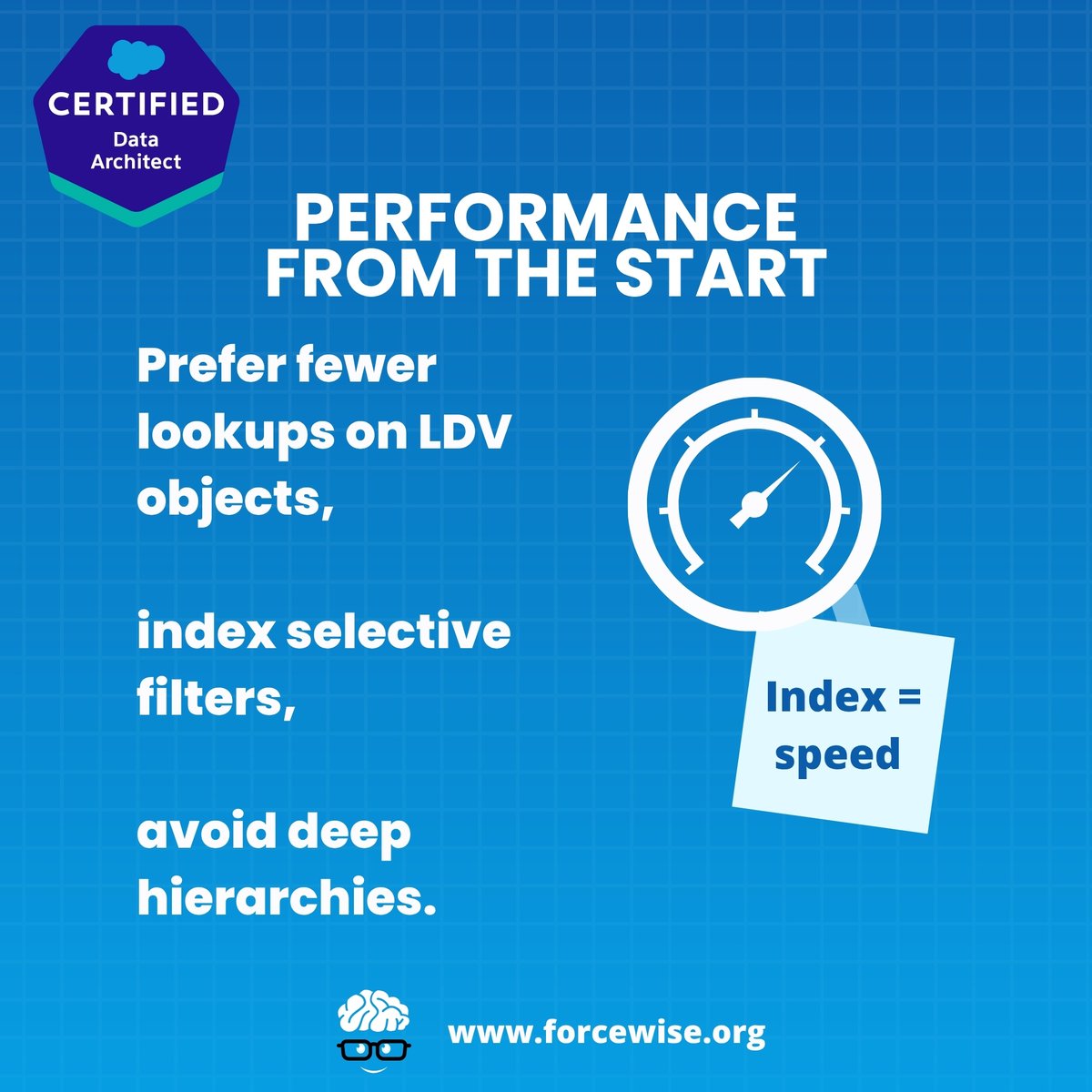 ForceWiseOrg's tweet image. 🌍 Official Website: forcewise.org

🧩 Architect like a pro: start with the data model. Identify core entities, choose the right relationships (Lookup vs M-D), and design for performance from day one. 

#SalesforceDataArchitect #DataModeling #SalesforceCertification