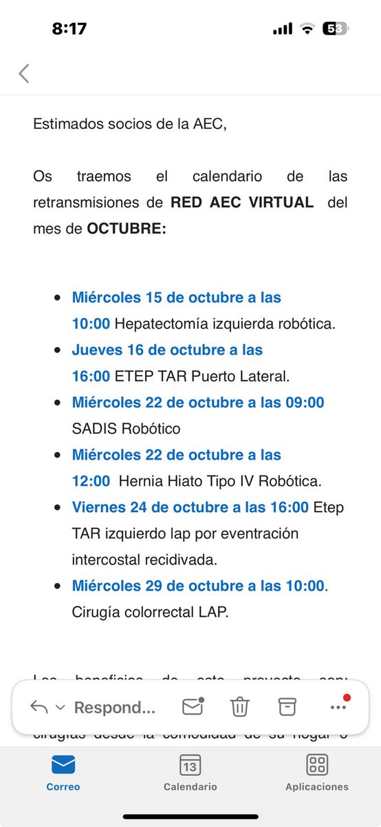 Miguel Toledano (@mtolet11) on Twitter photo Registrate e RED AEC VIRTUAL. La mejor forma de asistir a cirugias innovadoras rapida y comodamente <a href="/aecirujanos/">aecirujanos</a> <a href="/scmi_itec/">aec_cmi</a> <a href="/jbellidoluque/">juan bellido</a> Registrate e RED AEC VIRTUAL. La mejor forma de asistir a cirugias innovadoras rapida y comodamente <a href="/aecirujanos/">aecirujanos</a> <a href="/scmi_itec/">aec_cmi</a> <a href="/jbellidoluque/">juan bellido</a>