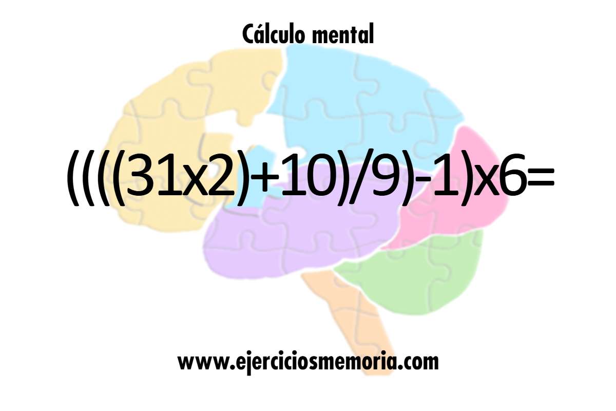 ¿Cómo anda tu cálculo mental? La solución y más en ejerciciosmemoria.com/calculo/ejerci…