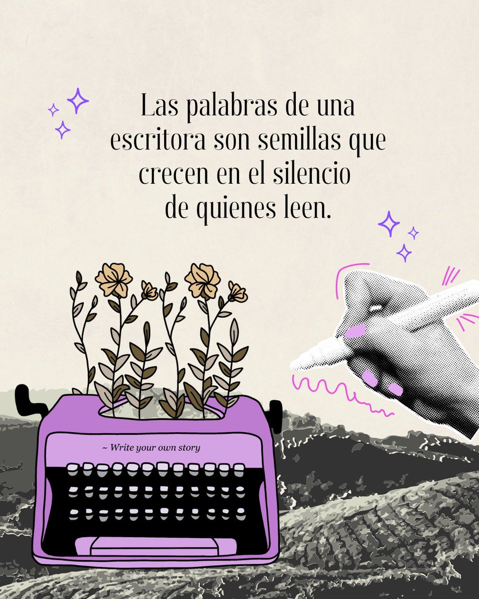 GRUPOEDEBE's tweet image. ✍️✨ Hoy celebramos el #DíaDeLasEscritoras.
Homenajeamos a las mujeres que, con su talento y palabras, inspiran generaciones y enriquecen la literatura. 💜
Gracias a nuestras autoras por llenar de aventuras y emociones cada página. 📚
#DíaDeLasEscritoras #Edebé