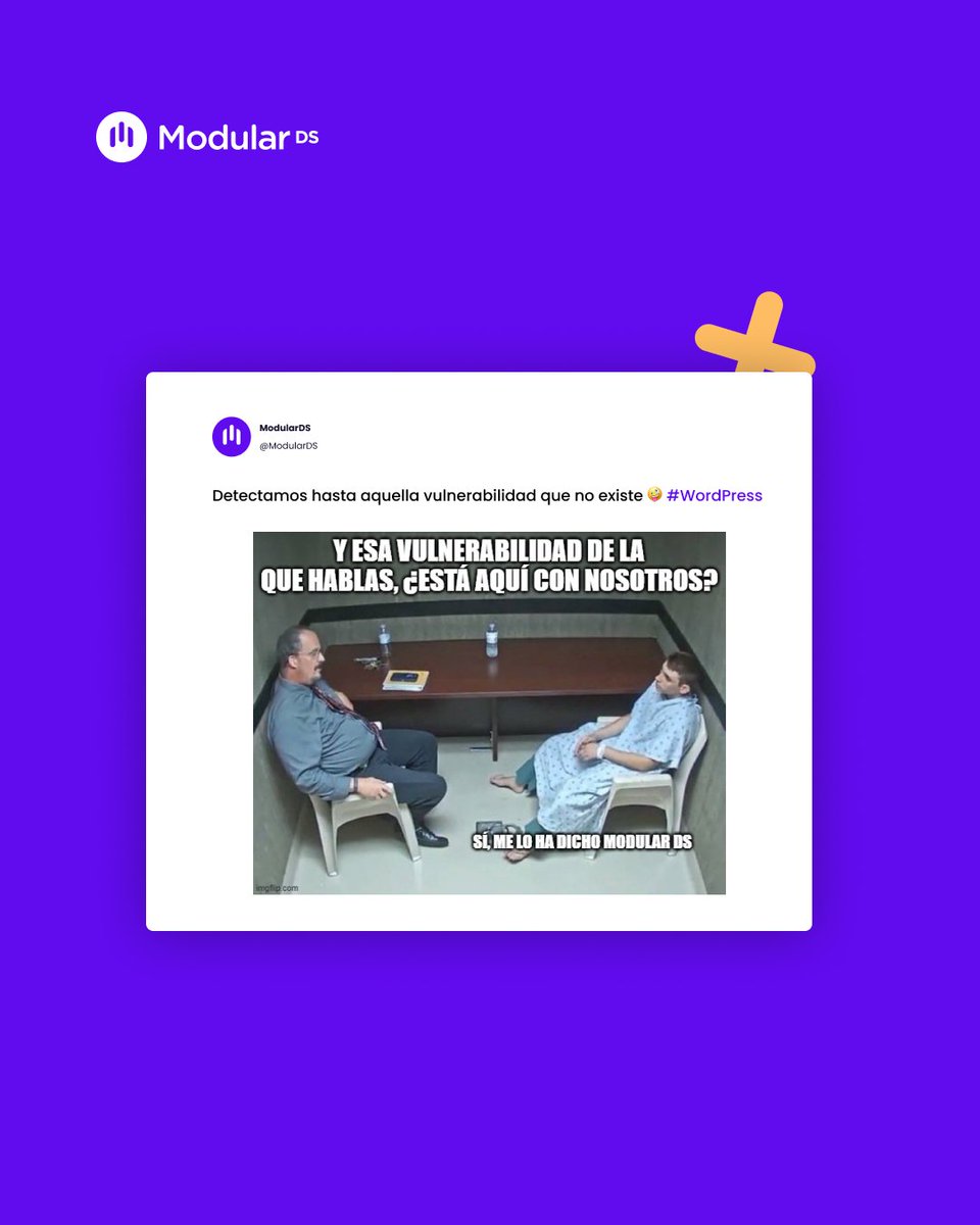 ModularDS's tweet image. Nuestro análisis de vulnerabilidades ya ha evitado algún que otro susto… 🤔