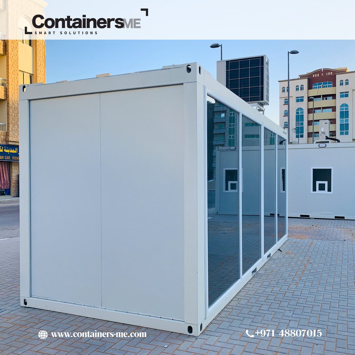 Containers_me's tweet image. Check out our modular mobile bus terminal in Muwaileh, Sharjah! 🚍🏗️ Perfect for public transport needs, providing comfort &amp;amp; functionality. 

Learn more here: 🔗 containers-me.com/projects

#modularcontainers #mobilesolutions #sharjah #busterminal #temporarystructures