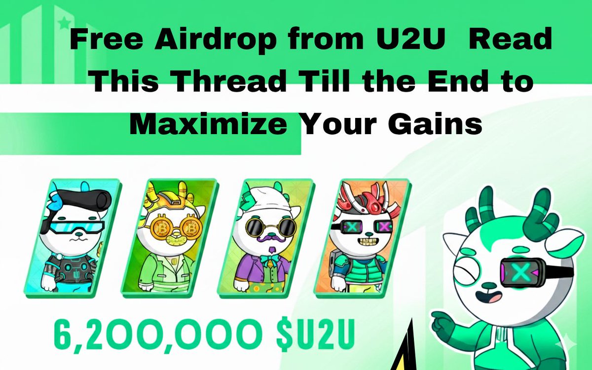 alvaycariva's tweet image. U2U just dropped Playport, and it’s not your average quest page
It’s the official campaign to decide who earns a share of the 6.2M $U2U airdrop
You don’t just click and claim you play, upgrade your NFT, and farm points to secure your spot in the retrodrop
Here’s how to start…
