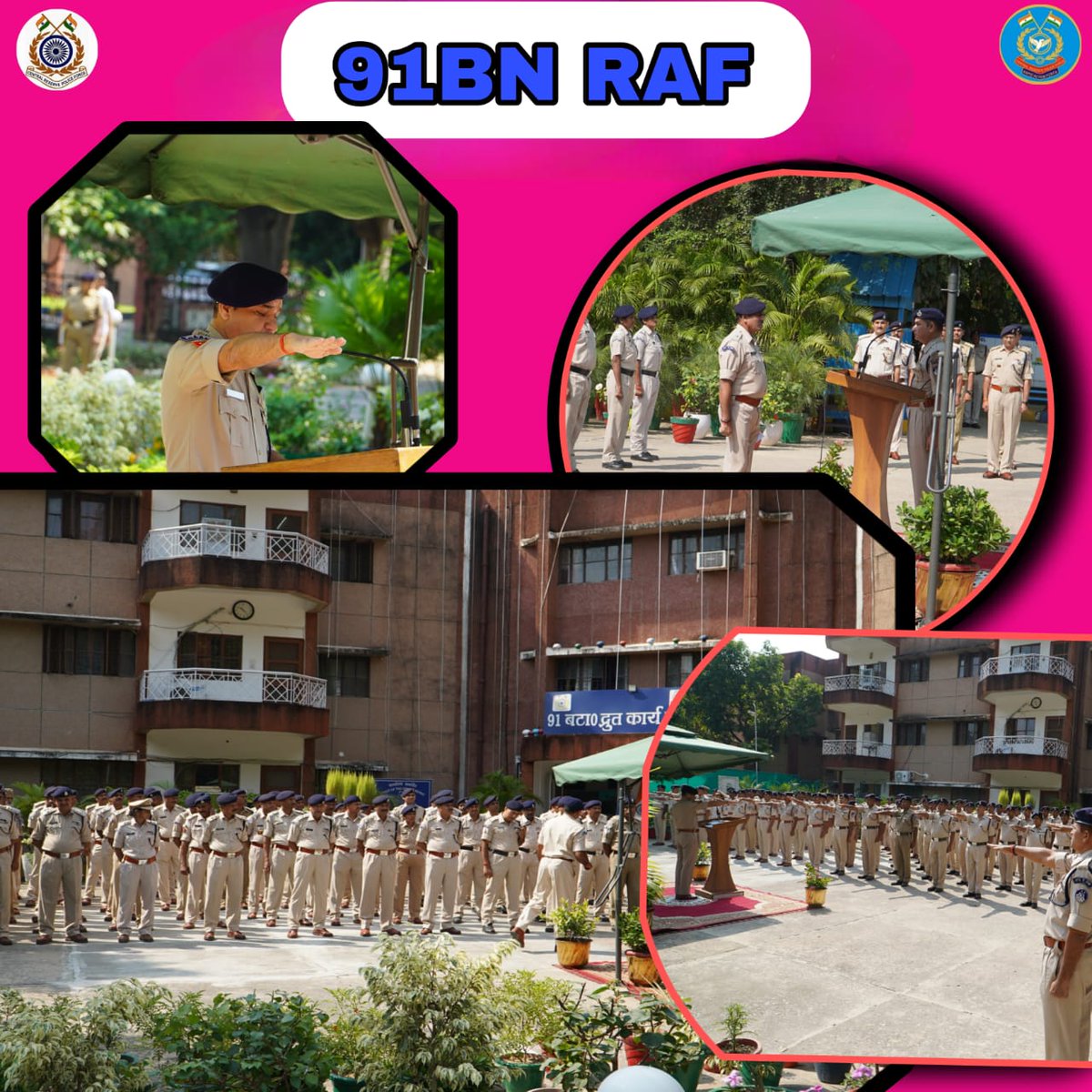 091bn's tweet photo. Under CPR Awareness Week personnel of @91Bn #RAF #CRPFIndia took a pledge to promote awareness about CPR and life-saving techniques. The initiative aims to enhance preparedness and encourage timely response during medical emergencies. #CPR #AwarenessWeek #LifeSavingSkills. https://t.co/aBe1vs38Jh