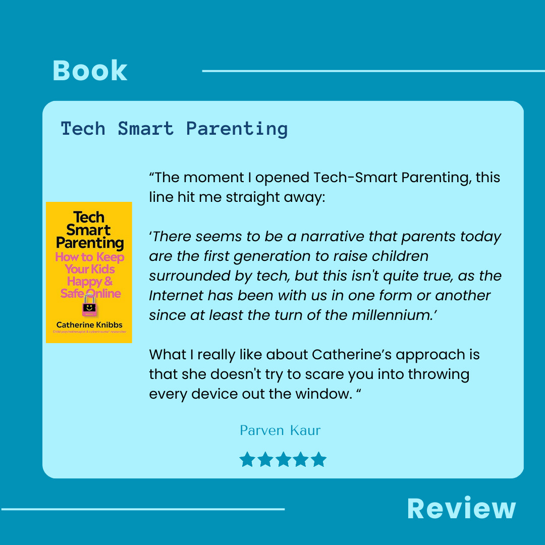 nibzy's tweet image. Tech-Smart Parenting is not about banning devices. It is about simple, evidence-based habits that fit real family life. Loved this review from Parven. If this resonates, join my LevelUp Parenting Club we talk Roblox, devices, and tech smart parenting every month.
