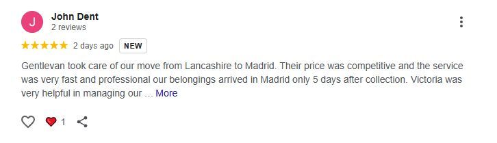 ⭐️⭐️⭐️⭐️⭐️
Another 5-star review!
Thank you for trusting Gentlevan Removals — your satisfaction keeps us moving! 

📞 +44 1295 368198
📱 WhatsApp: +44 7861 930529
🌐 gentlevanremovals.co.uk

✉️ info@gentlevanremovals.co.uk