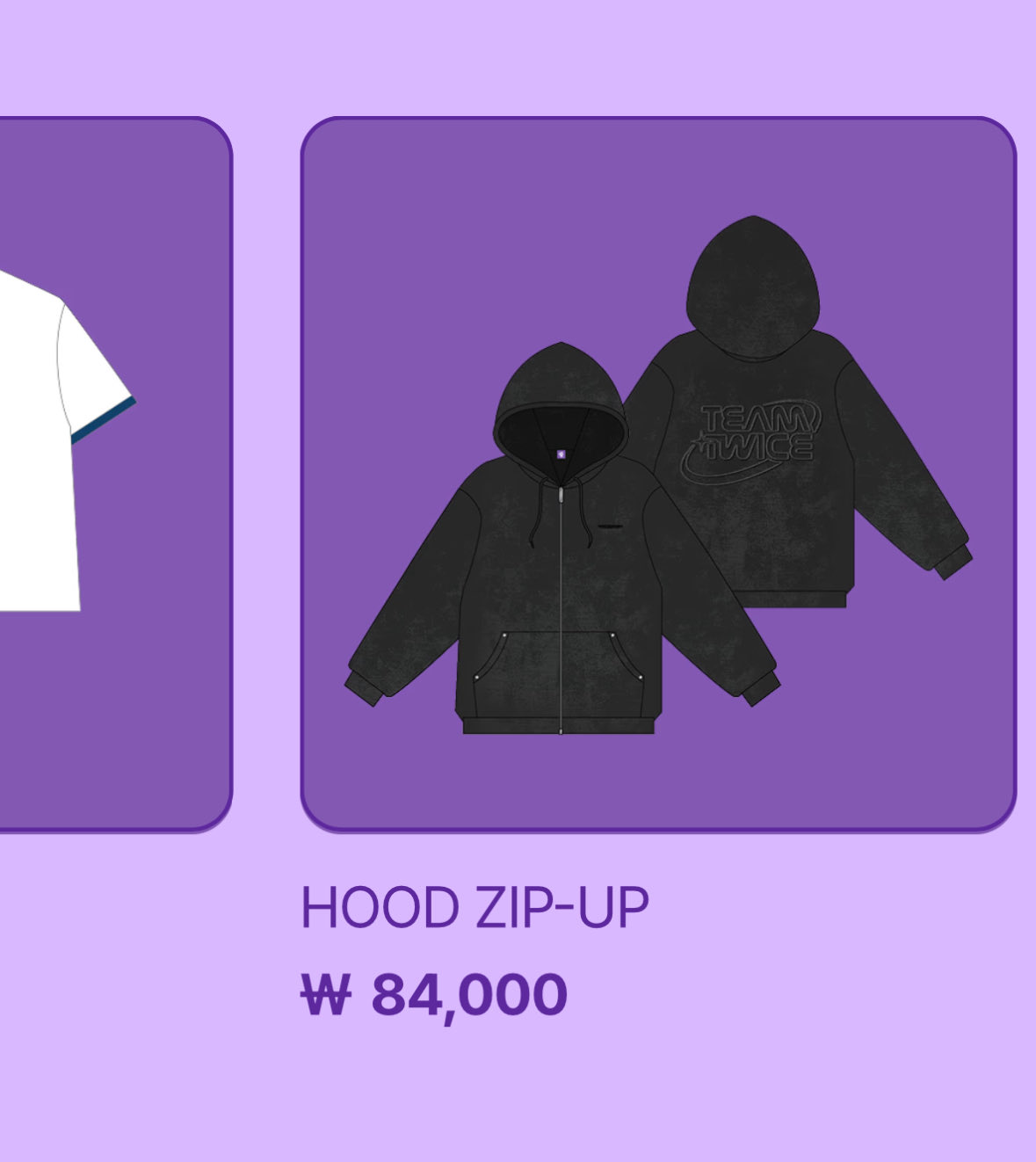 TWICE ポップアップフードジップパーカー10ve universe