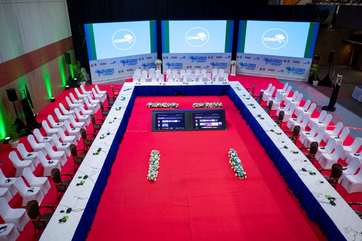 EliteSoundsKe's tweet photo. Behind the production and seamless experience of the COMESA Heads of State Summit at KICC — that’s us at work.
From technical AV production and stage fabrication to power distribution, we’re proud to make excellence look effortless. https://t.co/T1VC3u2pug