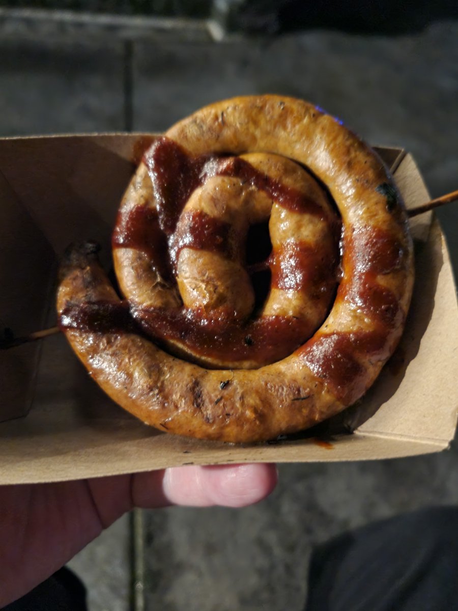 DrTrankenstein's tweet photo. Everything here was delicious, it's honestly a toss up between this and FNaF for the best food. But if you can only stop at on all night this is a solid choice. https://t.co/Zy9n5L0fD6