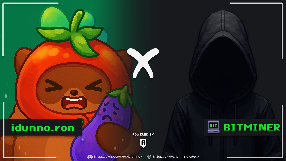 ⛏️ Bitminer Genesis Node Pack mint is here! 🎉 when collab with <a href="/FishingFrenzyCo/">Fishing Frenzy</a> ?
 <a href="/Ronin_Network/">Ronin</a> 

🗓️Mint Date: 23rd Oct
🎴Supply: 1111
💎GTD - 49.99 Ron |  
FCFS - 54.99 Ron | 
Public - 59.99 Ron

🔗 marketplace.roninchain.com/launchpads/min…

🎁Join  <a href="/0xbitminer/">Bitminer</a>  for GTD &amp; FCFS WL Spots