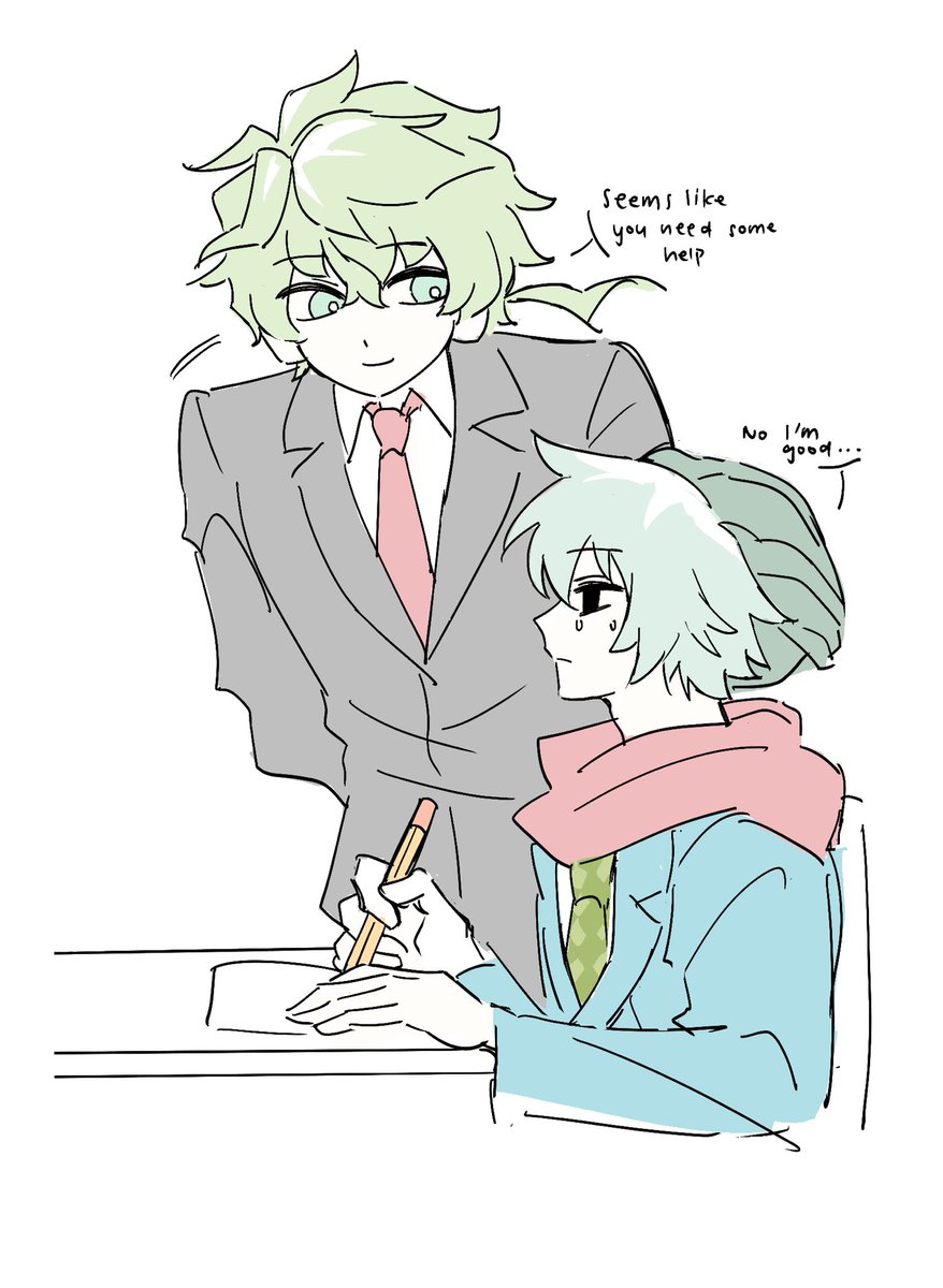 ソウシン
Kmgsn high au doodle