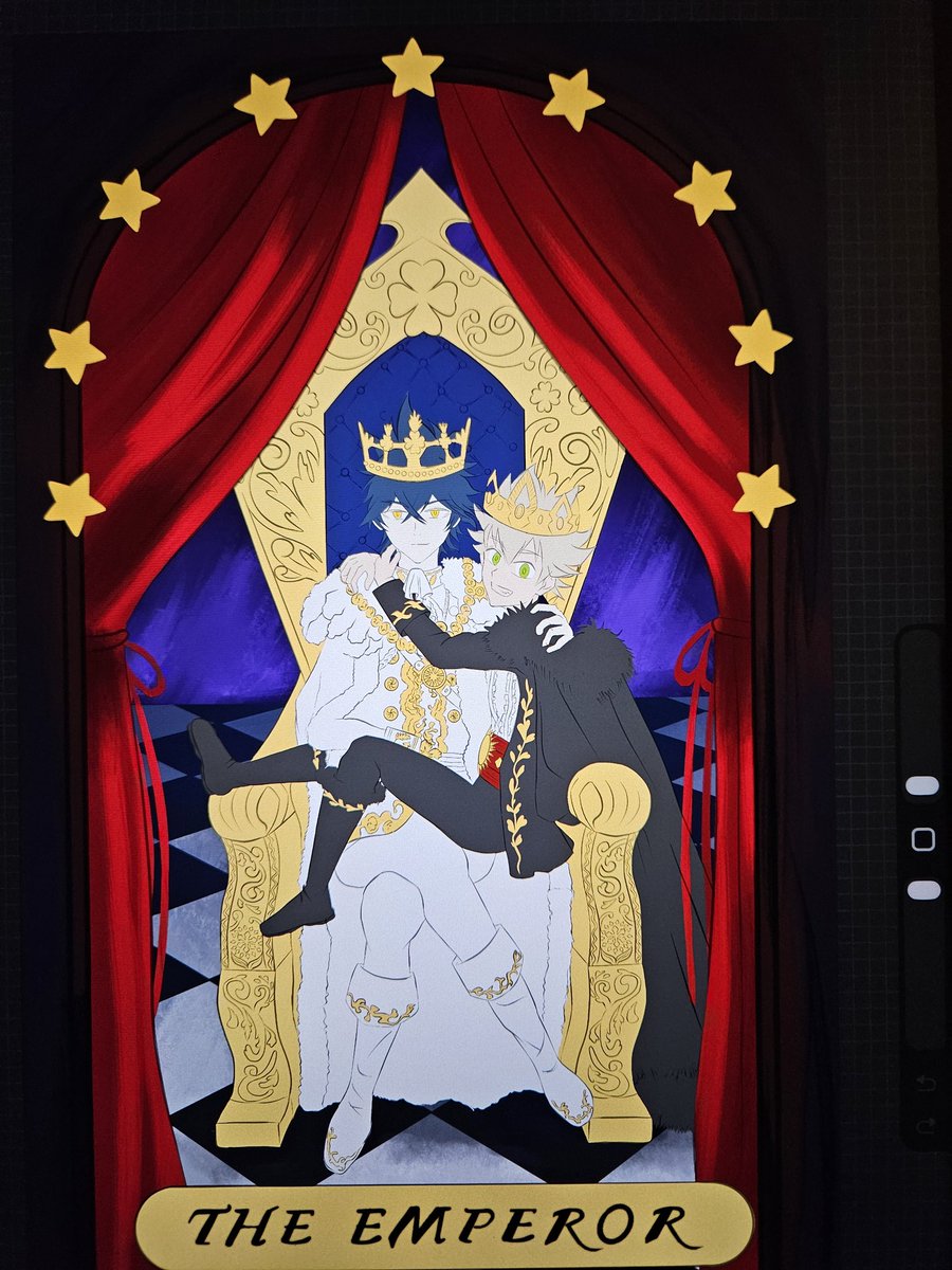 WIP Flat Color
Tarot card

(Working slowly but steady on this peace)

#asynweek #ynasweek
#BlackClover
#ブラッククローバー