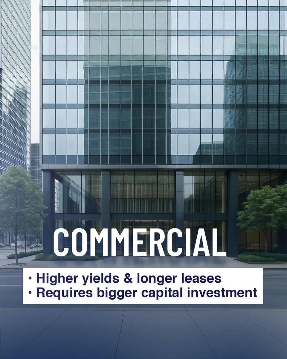 PawaRealtor's tweet photo. Residential, Commercial, or Industrial  which is your ideal investment?

Each comes with its own perks and challenges.
Swipe through to see which one matches your goals!
DM us to start your investment journey. https://t.co/oHVxjqf8Dk