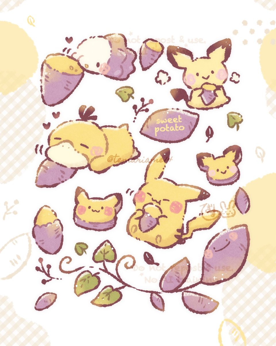 さつまいもとポケちゃんたち🍠

#さつまいもの日