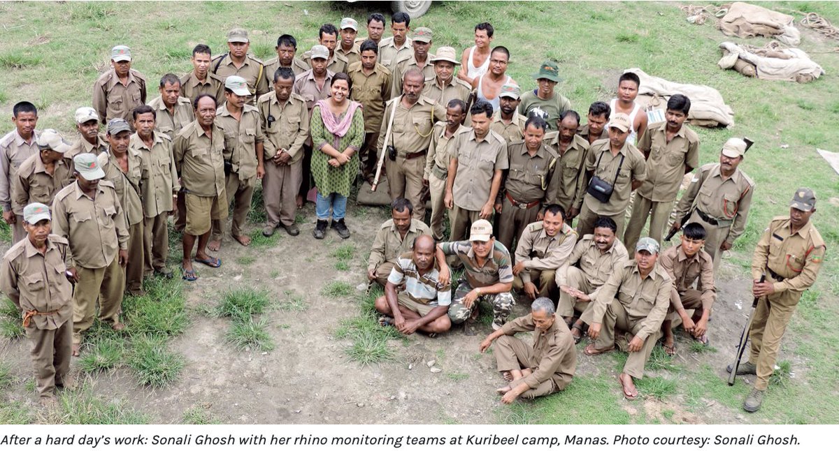 labhopping's tweet image. &quot;The forest is the best place to raise a child.&quot;
In this 2015 interview on @SanctuaryAsia Sonali Ghosh emphasised that India&apos;s captive breeding needed a complete revamp, and that with basic facilities, women forest officers can thrive.