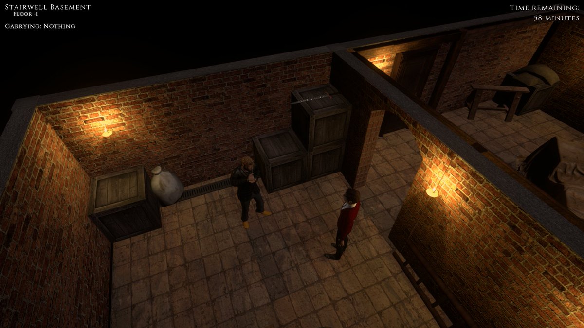 ActiveDogStudio's tweet image. Is Melvin James trying to hide the fact that he used that sword?

#IndieGameDeveloper #MysteryGame #SteamGame #IndieHorror #GamingCommunity #GamedevLife #GameArt #mystery #crime #cluedo