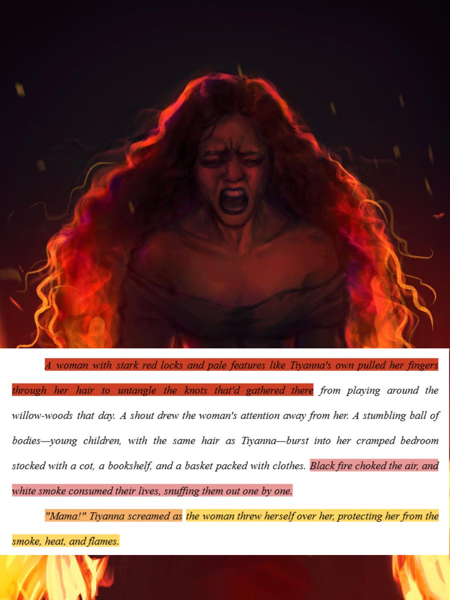myleejmiller's tweet image. #SnippetSunday from YOU TOO SHALL BURN! I'm adding more visions in this draft and trying to clarify a bit of the characters' pasts.
TW: Child & Parental Death.
