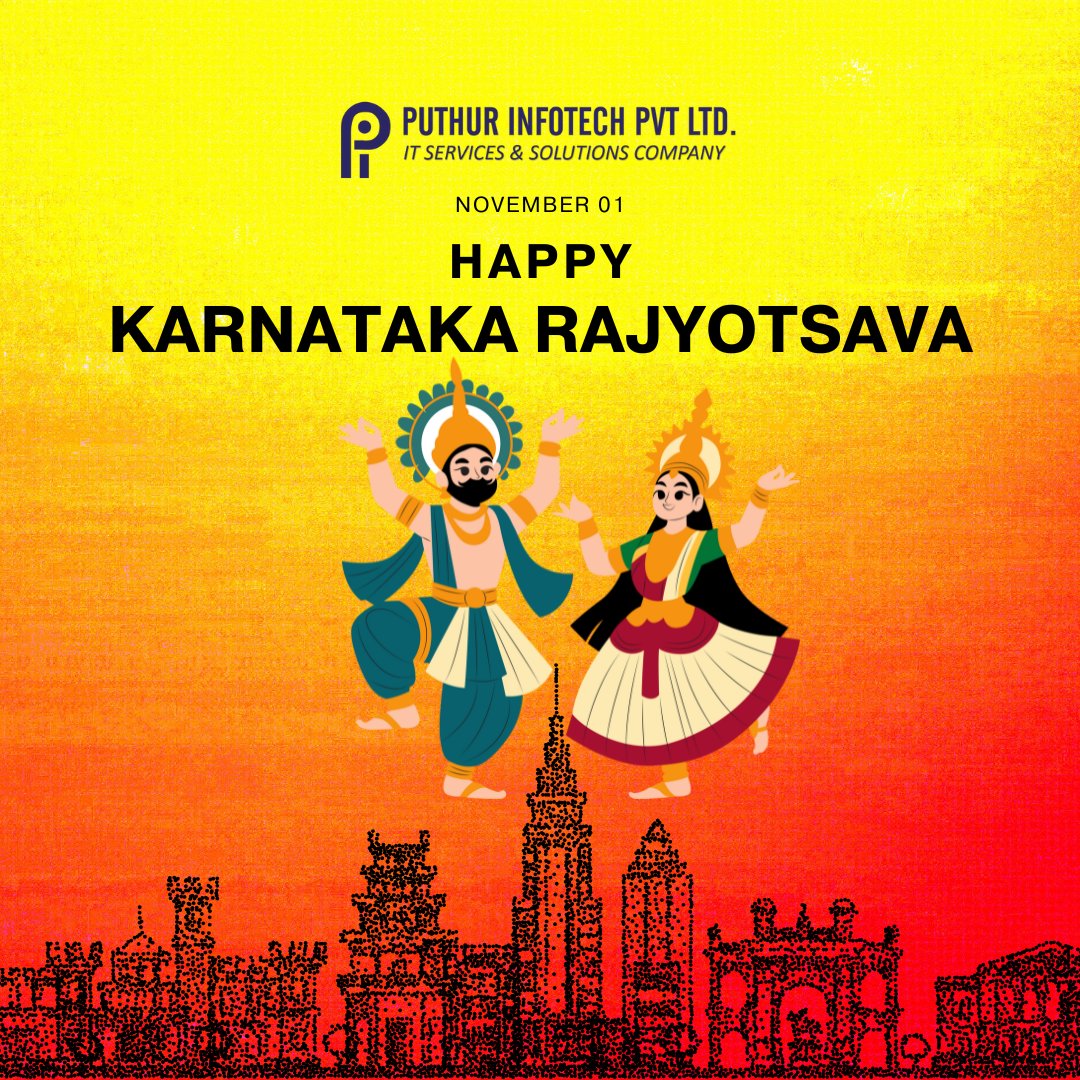 Puthurinfotech's tweet photo. เฒจเฒฎเณเฒฎ เฒจเฒพเฒกเณ, เฒจเฒฎเณเฒฎ เฒนเณเฒฎเณเฒฎเณ! โค๏ธ
Happy Karnataka Rajyotsava from the team at Puthur Infotech Pvt. Ltd. ๐ธ
#KarnatakaRajyotsava #NammaKarnataka #Rajyotsava2025 #PuthurInfotech https://t.co/t1YeCX5bqm