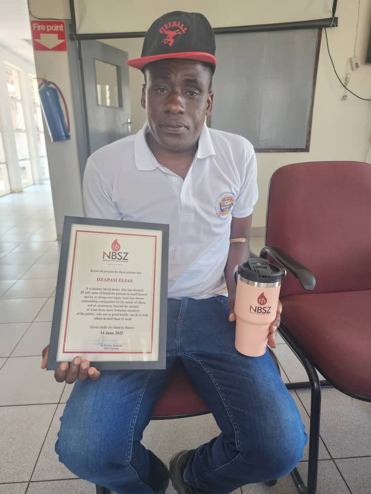 25 donations in...and the journey of giving continues!

Mr. Dzapasi .... a hero
