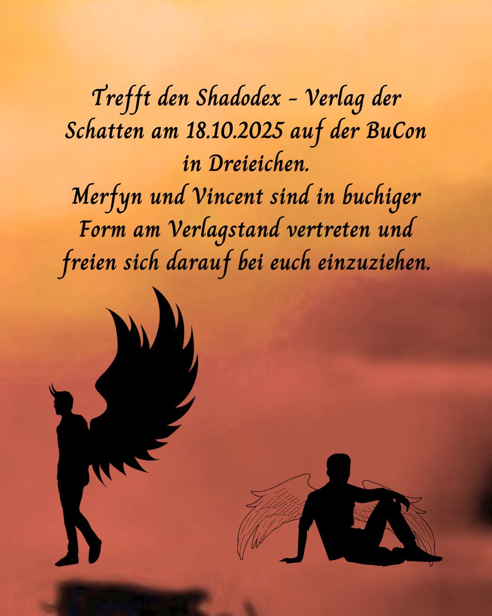 Autorin_Monika's tweet photo. Guten Morgen.
Diese Woche ist ja #FBM und #BuCon
Ich bin leider bei beiden nicht persönlich anwesend. Aber beim BuCon in Dreieichen könnt ihr den Shadodex - Verlag der Schatten treffen und die komplette Buchreihe "Die Chronik der Dämonenfürsten" :) https://t.co/o9f1yGn5AF