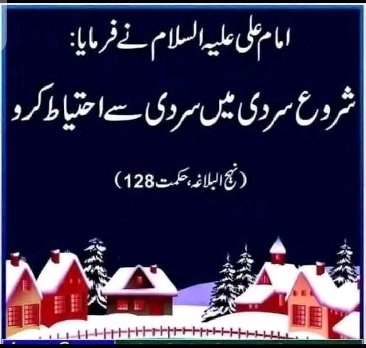 امیرالمؤمنین حضرت علی علیہ السلام فرماتے ہیں کہ
