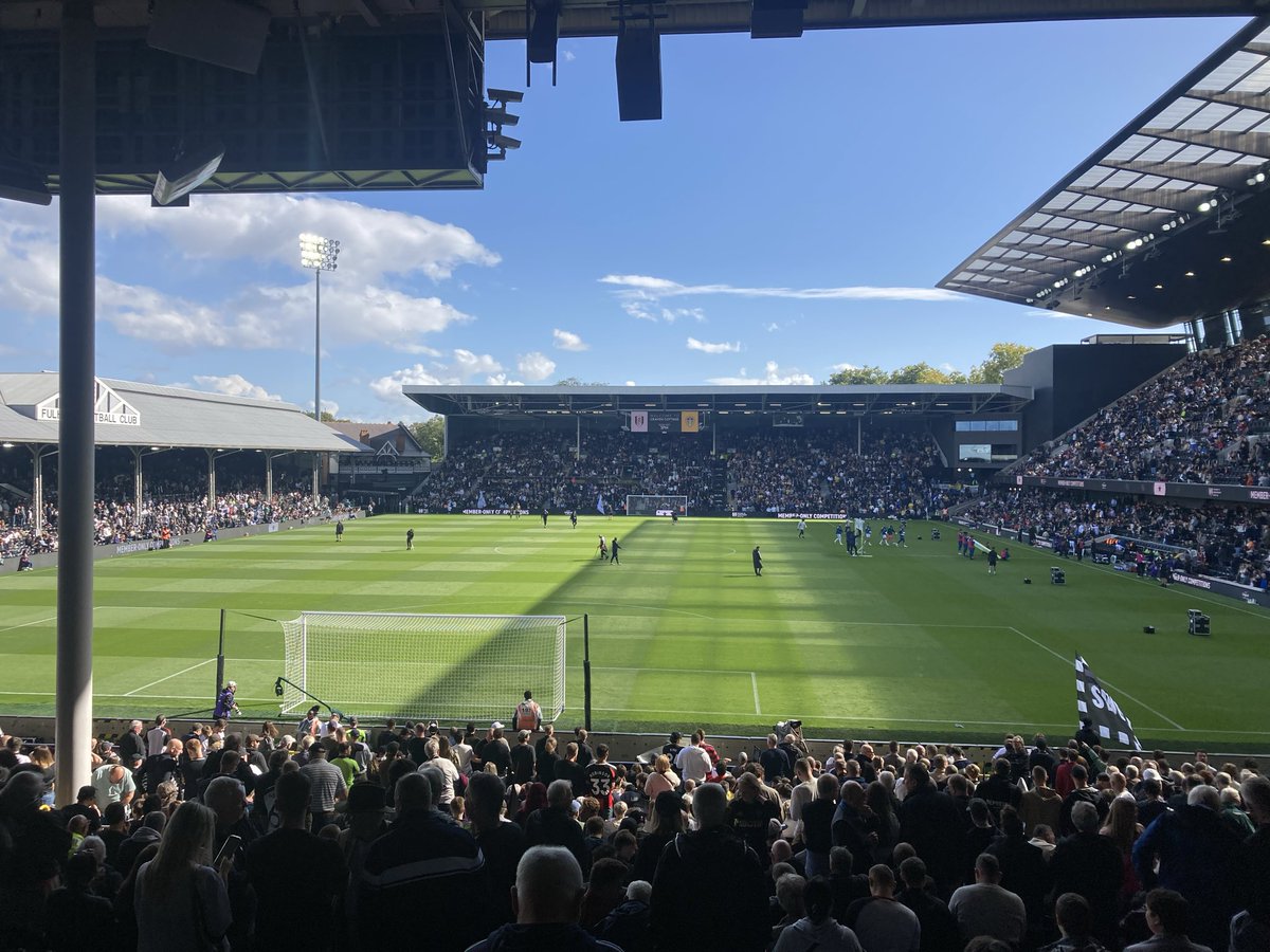 Spare for #Fulham v #arsenal going. £40 DM to arrange. 
Here’s the view.