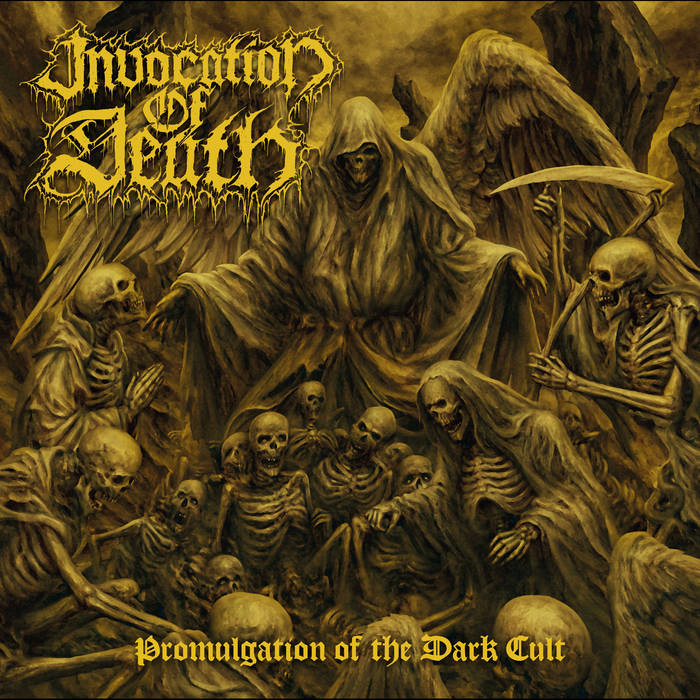 KMANRIFFSMetal's tweet photo. DETH DEKK DOMINIONS:🎧🆕🎧
INVOCATION OF DEATH - Promulgation of the Dark Cult 🇸🇻 💠
2nd album (7 years on) from San Salvador, El Salvadorian Death Metal outfit💠
BC➡️https://t.co/tbxtcSeUqc💠
#InvocationofDeath #Promulgation #DeathMetal #MorbidSkull #DDDOct13 #DethDekk #KMäN https://t.co/BE9TmTg68L