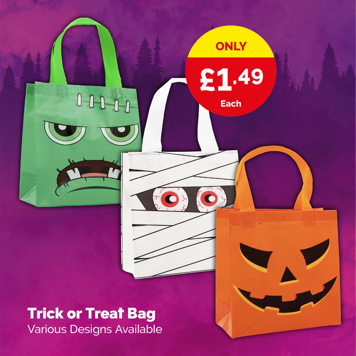 Poundstretcher1's tweet image. Trick or treat in style with a little help from your local Poundstretcher 👻

#halloween #trickortreat #poundstretcher