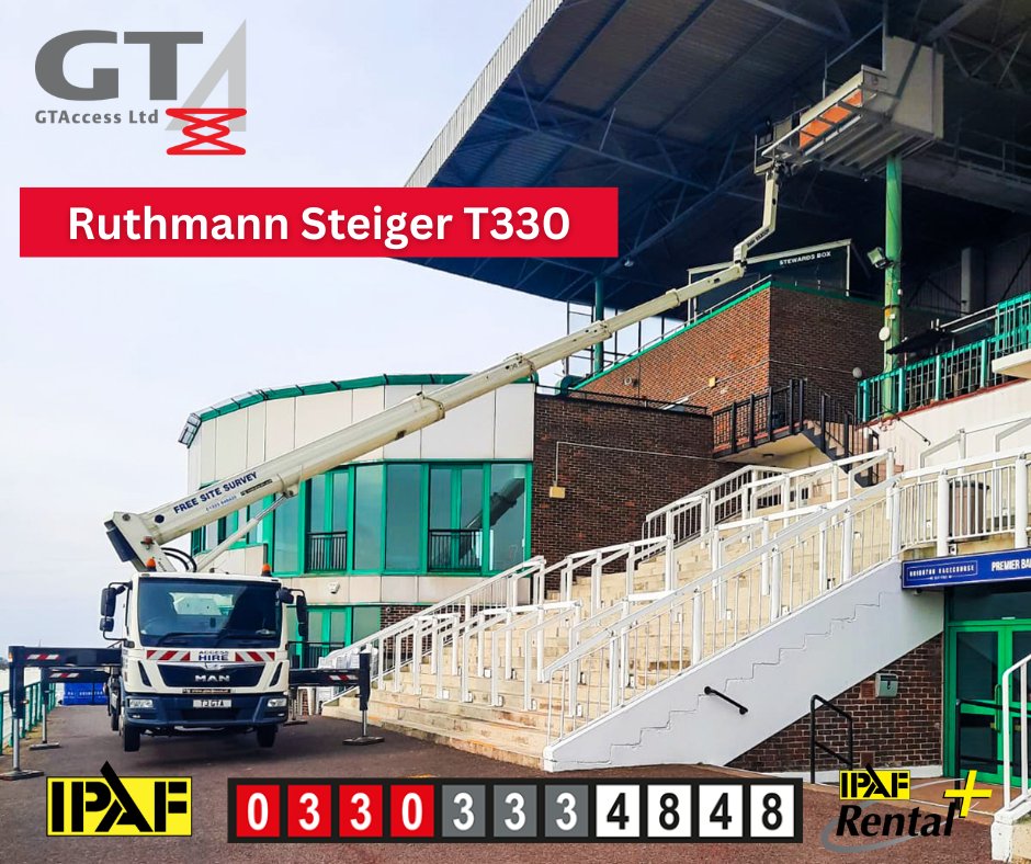 GTAccessLtd's tweet image. ⚫️ Machine of the Day ⚫️

Ruthmann Steiger T330 - High reach truck mounted telescopic boom

For more details 👉🏼   gtaccess.co.uk/machine/ruthma…]

#poweredaccess #operators #ipafrentalplus #ipaf #workingatheight