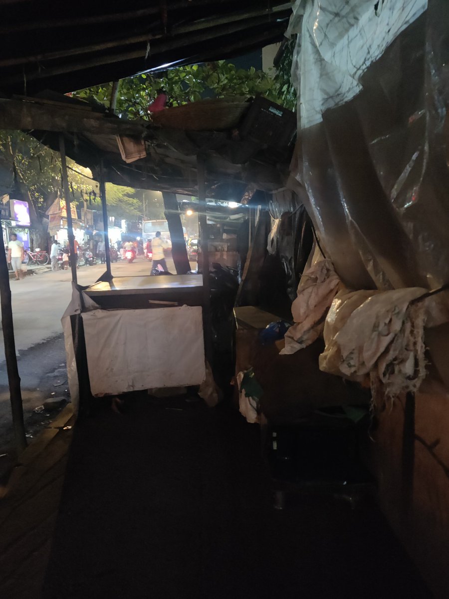 Need expert advice-how am I supposed to walk on this footpath?

In just 50m: 2 banners, 1 dosa stall &amp; 1 newspaper stall - all blocking a 1.5m path

📍Opp. Mumbai Telugu Seva Sangham Hall, Pratiksha Nagar Rd

So much fr the “pedestrian first” policy. Where’s my fundamental right?