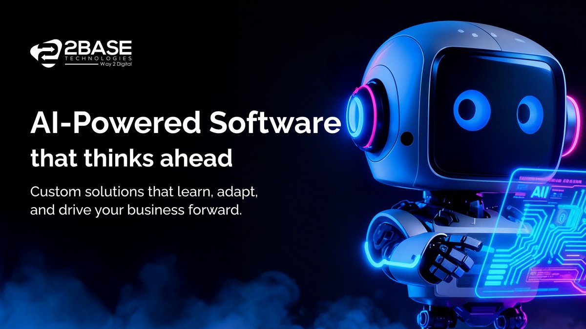2basetech's tweet image. 𝗖𝘂𝘀𝘁𝗼𝗺 𝘀𝗼𝗹𝘂𝘁𝗶𝗼𝗻𝘀 𝘁𝗵𝗮𝘁 𝗹𝗲𝗮𝗿𝗻, 𝗮𝗱𝗮𝗽𝘁, 𝗮𝗻𝗱 𝗱𝗿𝗶𝘃𝗲 𝘆𝗼𝘂𝗿 𝗯𝘂𝘀𝗶𝗻𝗲𝘀𝘀 𝗳𝗼𝗿𝘄𝗮𝗿𝗱.

Transform your business with AI &amp;amp; ML-powered custom software.

𝗩𝗶𝘀𝗶𝘁: 2basetechnologies.com/ai-ml-solutions

#AI #CustomSoftware #2BaseTechnologies #Way2Digital