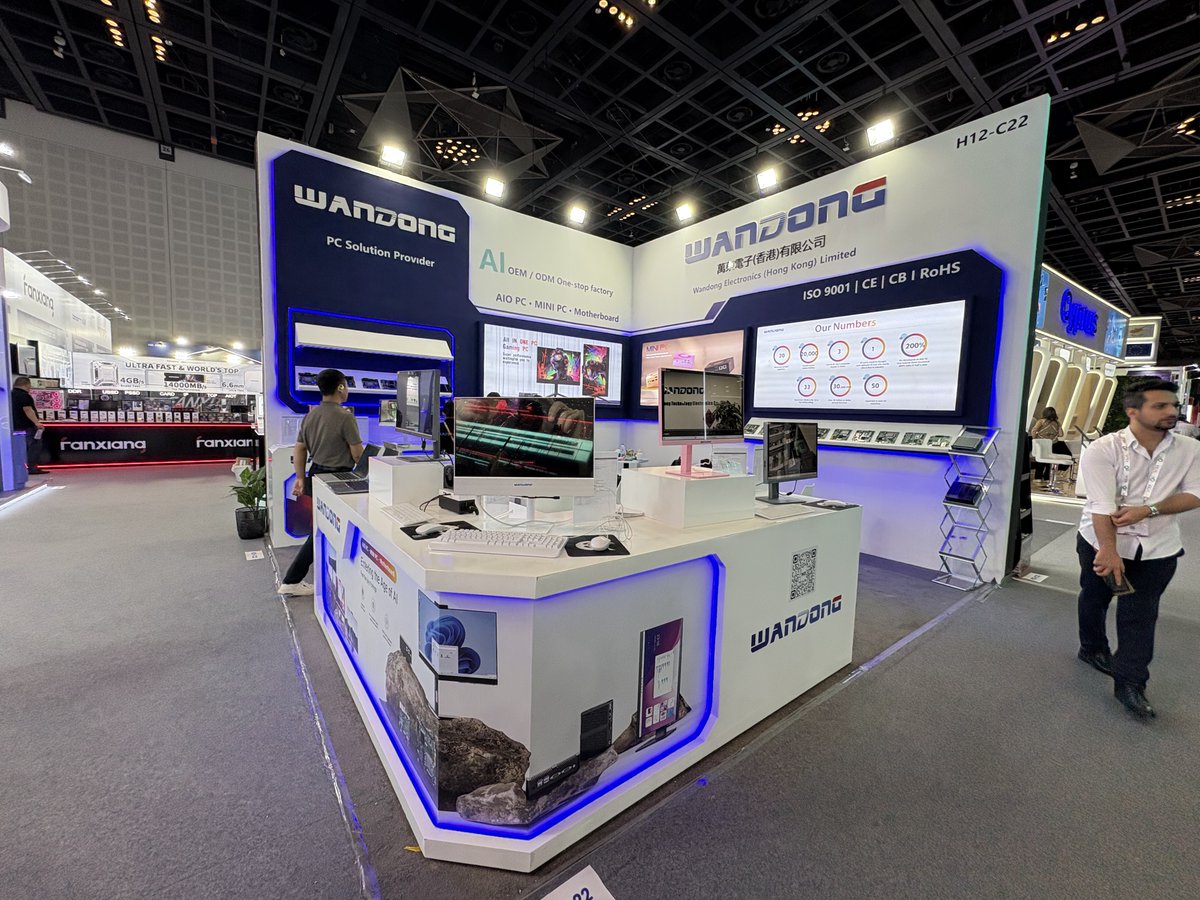 Wdongwd's tweet image. Wandong all in one computers debut at GITEX Global, opening up a new efficient and intelligent experience!
We are waiting for you at booth C22 in Hall 12!
#gitex #gitex2025 #gitexglobal #AIPC #allinonecomputer #allinonepc #minipc #motherboards